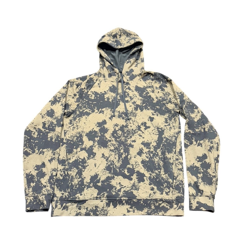 Lululemon Hoodie Mens Medium City Sweat Pullover Brown Black Camo Performance